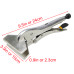 10inch Steel Vice Vise Holding Welding Sheet Clamp Grip Locking Pliers