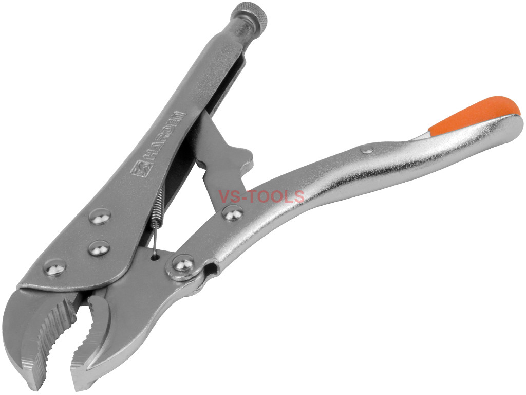 10in 250mm Locking Mole Wrench Vice Grips Curved Jaw Lock Clamp Holding Pliers