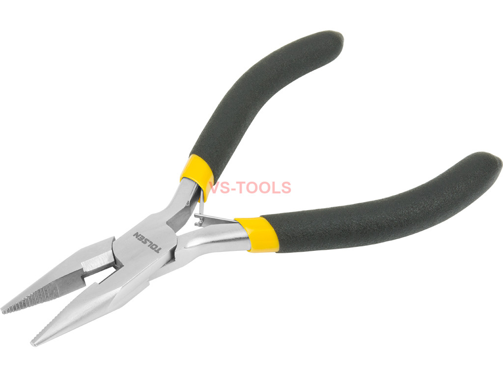QIFEI Mini Long Needle Nose Pliers Suitable for Cut Wire, Electronic Feet,  Trimming Plastic Products, Cut A Small Metal Wire 150mm 