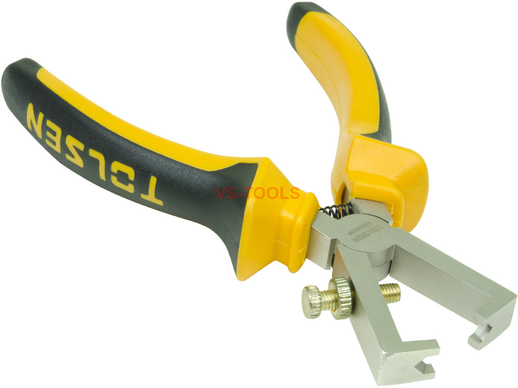 Wire Stripping Plier BE-TOOL 6 160mm Wire Stripper Adjustable Insulated Cable Strippers with Soft Grip