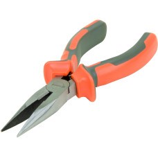 6in Long Needle Nose Side Cutter Snipe Electrician Pliers Soft Grips