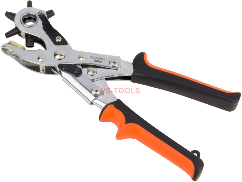 Professional Punch Tool Leather Hole Pliers Hand Belt Punches Holes Heavy Duty 