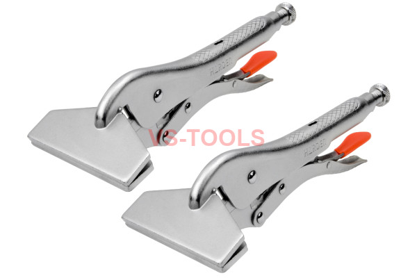 2pcs 10inch Steel Vice Vise Holding Welding Sheet Clamp Locking Pliers