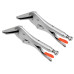 2pcs 10inch Steel Vice Vise Holding Welding Sheet Clamp Locking Pliers