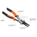 MIG Flux Core Welding Pliers Wire Cutter Nozzle Cleaner Removal Tool