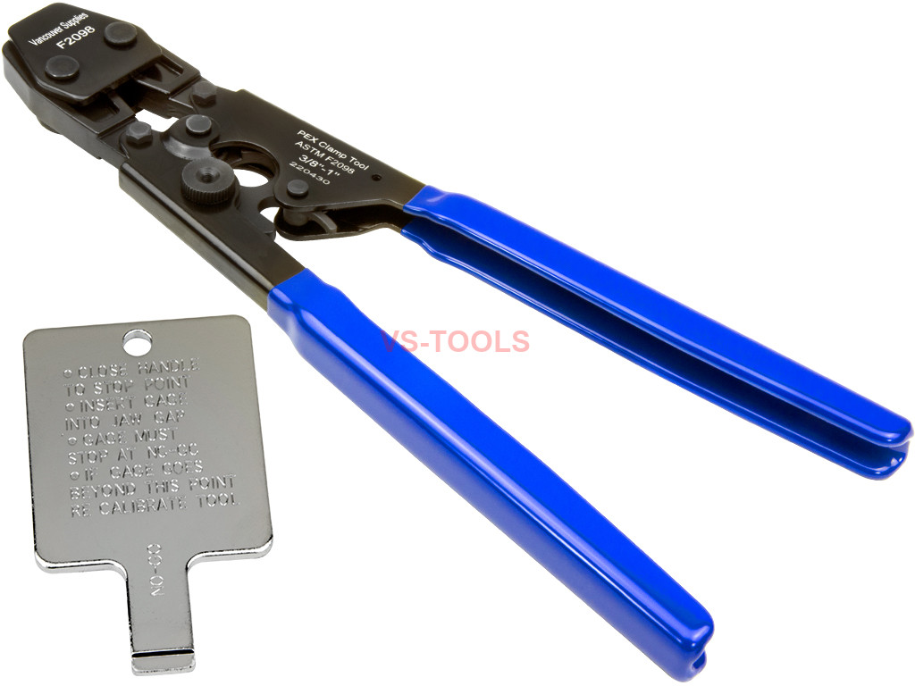 PEX CINCH CRIMP CRIMPING TOOL FOR SS CLAMPS ALL SIZES 