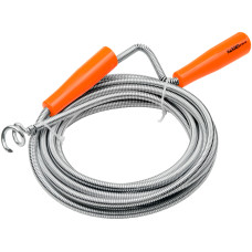 Plastic Grip 5M 16Feet Snake Spring Pipe Rod Sink Drain Cleaner Wire