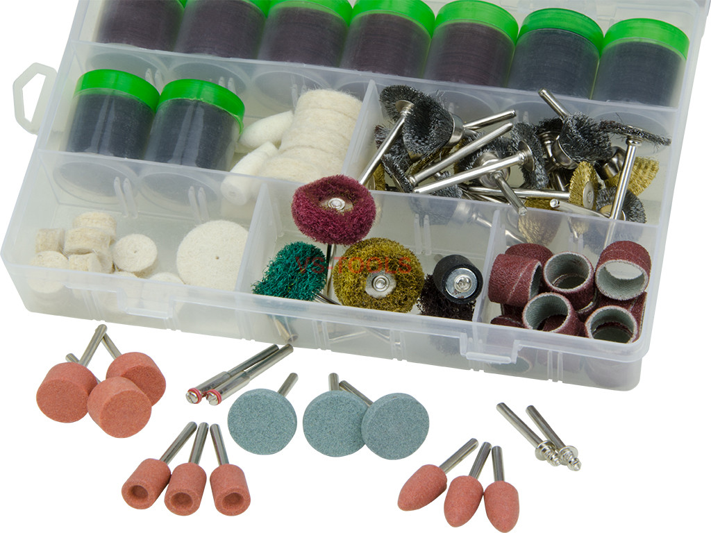 372 Piece Rotary Tool Accessories Kit Grinding Polishing Shank Craft Bits usa 