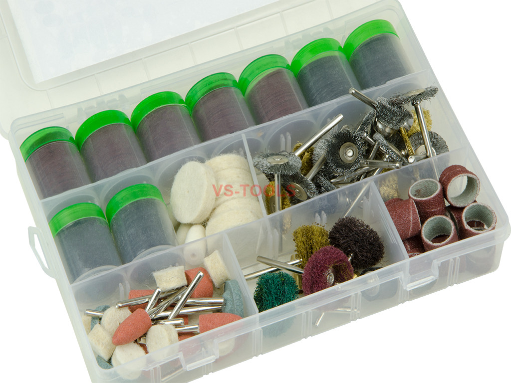 228-Piece Rotary Tool Accessories Kit Set Wooden Box Included NEW Free Shipping