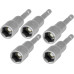5pcs ¼ Hex 12mm 65mm Professional Metric Socket Magnetic Nut Drivers
