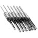 7pc Square Hole Mortise Chisel Drill Bit HSS Woodworking Saw Mortising