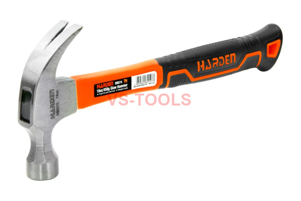 16oz 450g Claw Hammer Lightweight Fiberglass Smooth Face Nail Puller