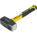 1KG 40oz Sledge Stoning Hammer Fiberglass Shaft Handle Rubber Grip