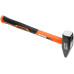 1kg 40oz Machinist Carbon Steel Hammer Fiberglass Rubber Soft Handle