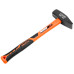 1kg 40oz Machinist Carbon Steel Hammer Fiberglass Rubber Soft Handle