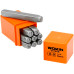 6mm Steel Punch Stamp Die Set Metal Steel Tool Numbers 0-9 9Piece Set