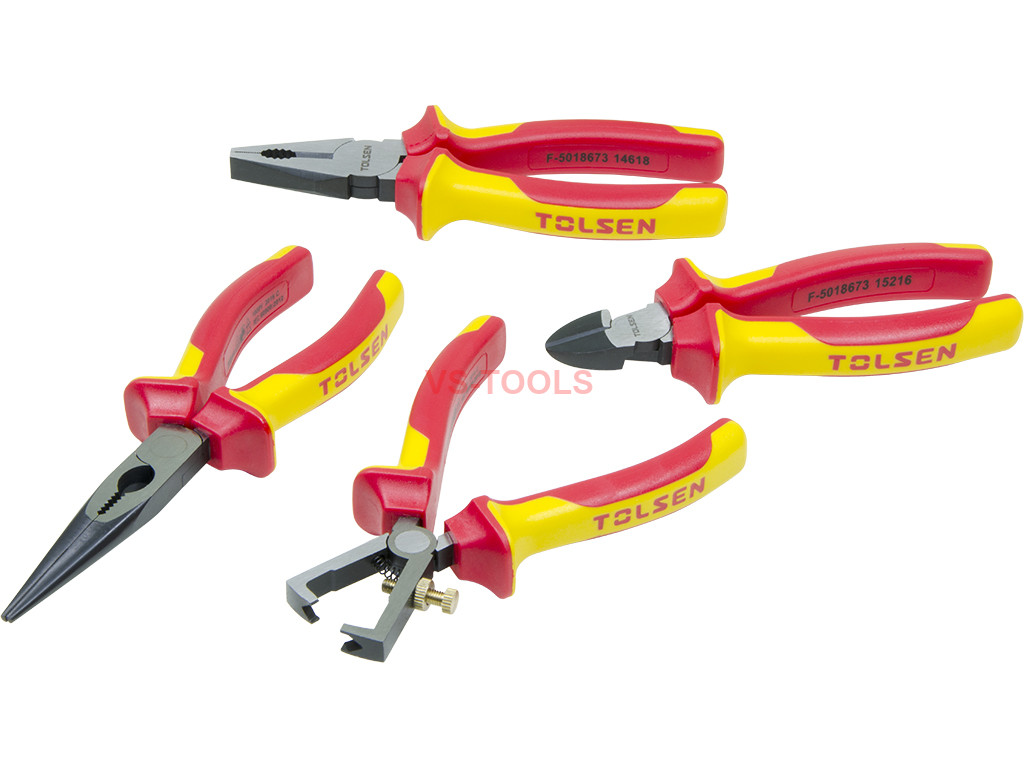 8Pc VDE 1000V Insulated Screwdrivers Spanners Pliers Cutter Cable CT3947 