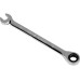 10mm Metric Chromed Ratchet Gear Spanner Fixed Head Combination Wrench