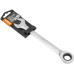 18mm Metric Chromed Ratchet Gear Spanner Fixed Head Combination Wrench