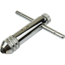 T-Handle Ratcheting Tap Wrench for 1/8-5/16 M3-M8 Reamer Extractor Bit