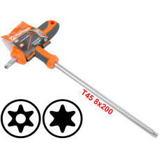 T45 T-Handle Torx Security Pin 6 Point Star Key CRV Screwdriver Wrench
