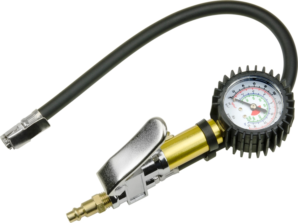 Dial Gauge Air Compressor Tire Tyre Inflating Inflator Tool Pressure 