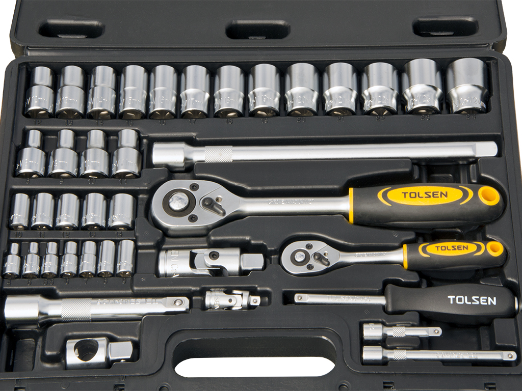 Ratchet Wrench Hand Tool Set, Locking Device 