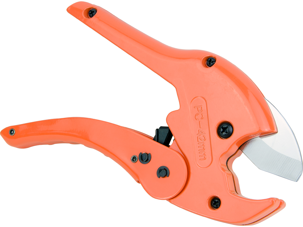 ECLIPSE 42mm PLASTIC PIPE CUTTER PROFESSIONAL RATCHET PLUMBING TUBE CUTTING TOOL 